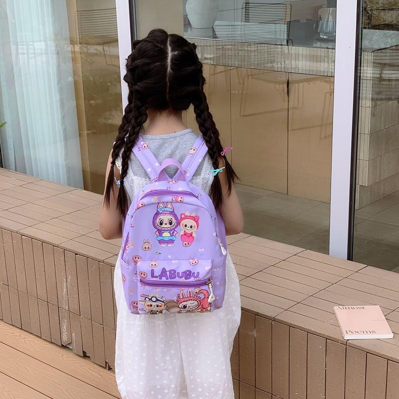 Cartoon Animation Boys And Girls Backpack Kindergarten Primary School Students Schoolbag Cute Printing Large Capacity Children'S Backpack Tide