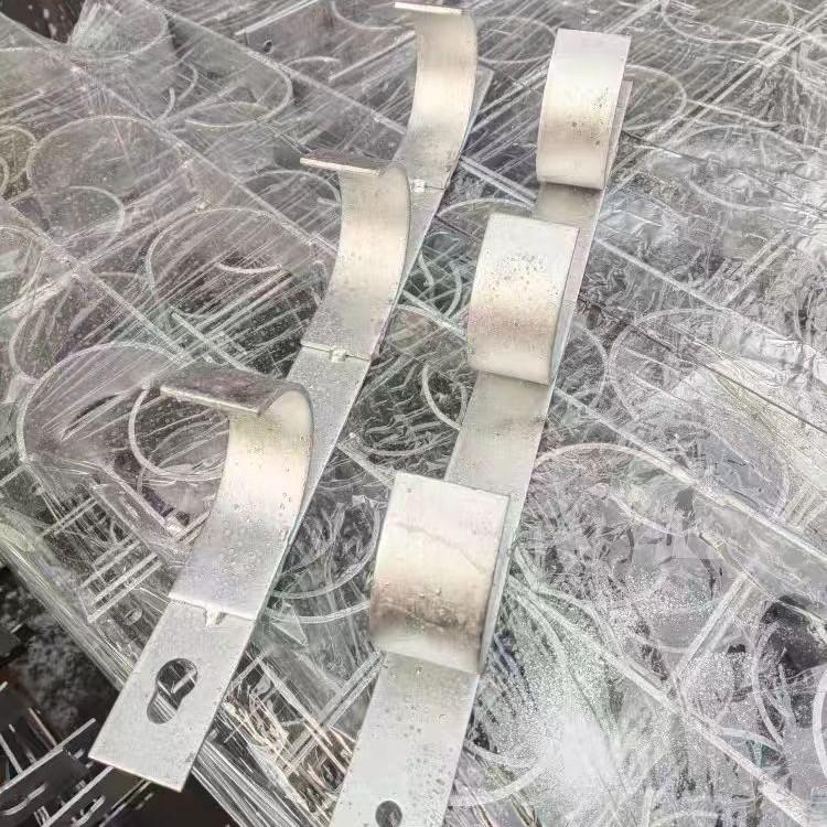 Galvanized Flat Iron Cable and Pipe Hook - 5 or 8 Hook Options, Stamped and Welded.