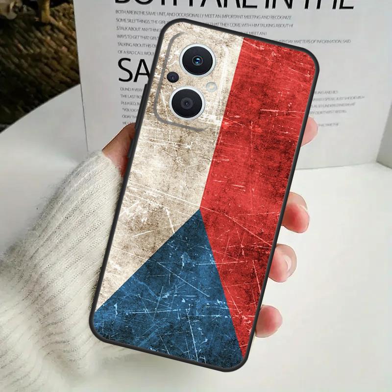 Czech Republic Czech Flag Case For OPPO Reno 13F 14F 12F 10 11 12 13 14 Pro 8T 7 8 Lite OPPO Find X6 X5 X8 X9 Pro Cover