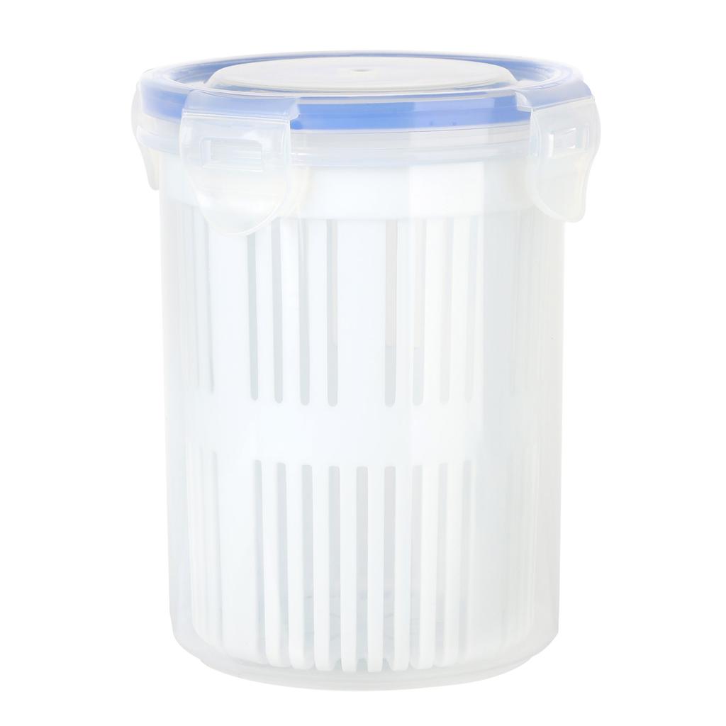 Vegetable Pickling Box Sealed Fermentation Container For Pickles/Salads BPA-Free Plastic With Drain Basket Kitchen Storage Box