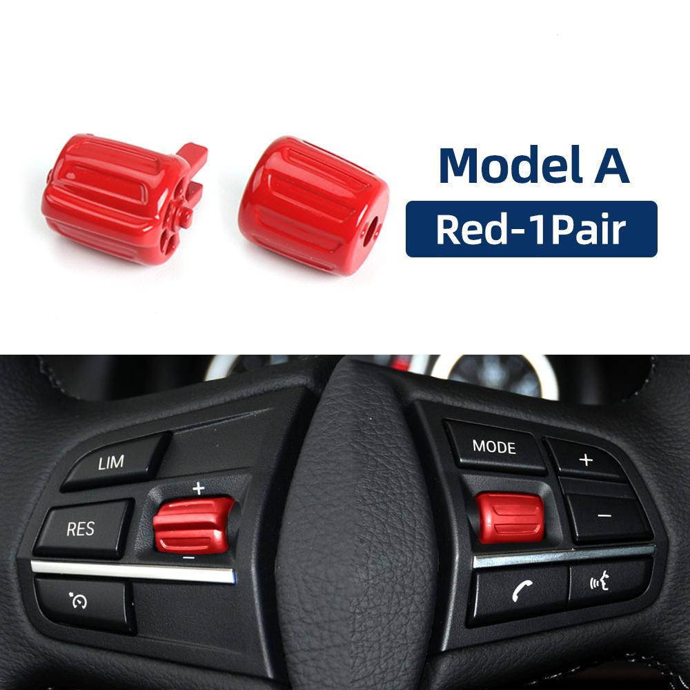 For BMW 3 4 5 GT 6 7 Series Red Car Multi-function Steering Wheel Control Knob Button F30 F35 F34 F36 F10 F11 F12 F07 F01 F02