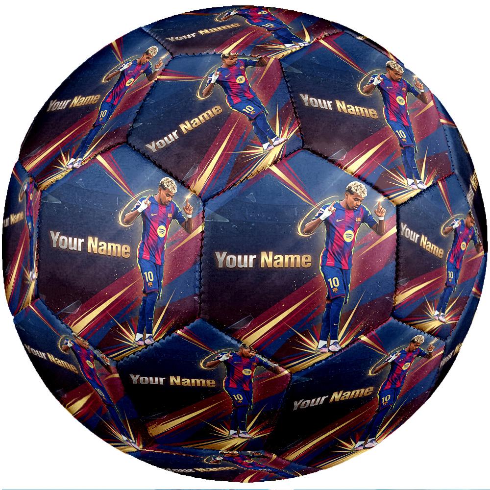 Lamine Yamal Fashion Size 5 Football Wearproof Non‑Slip Soccer Ball For Sports Training Entertainment Use