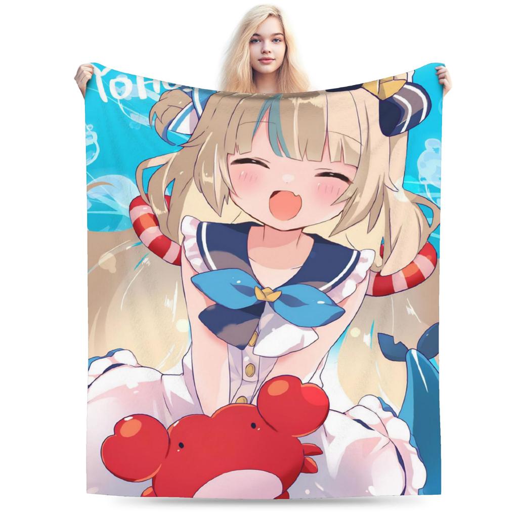Sameko Saba Super Warm Blankets Child Plush Throw Blanket Comfortable Couch Chair Flannel Bedspread Sofa Bed Cover
