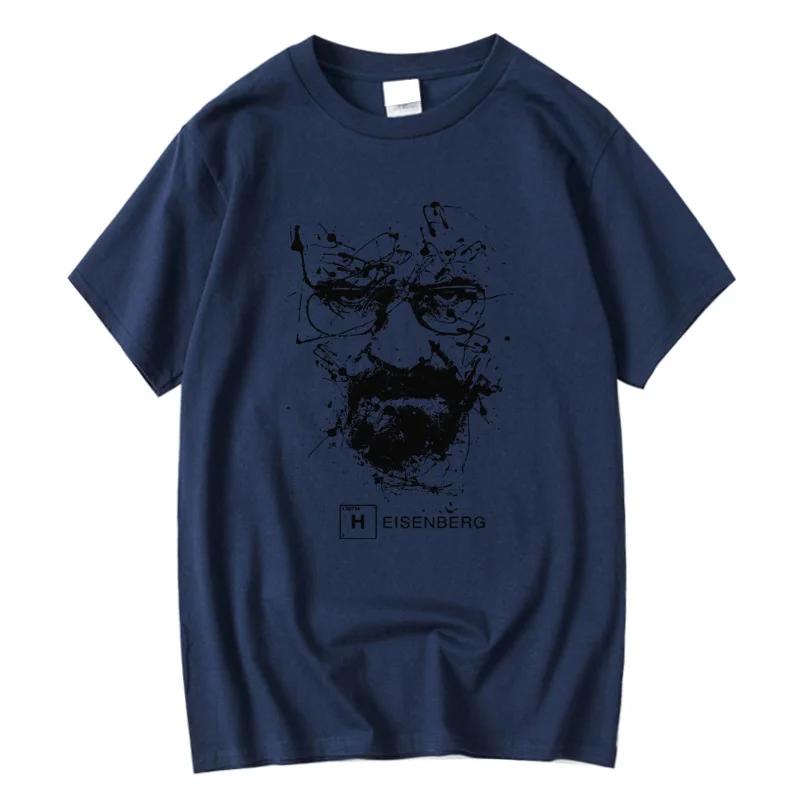 Men Fashion Casual Top Quality 100 Cotton Breaking Bad T Shirts Men Heisenberg Camisetas Hombre Men Cool Tee Shirt Tops