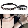 Harajuku Star Pentagrams Rivet Leathers Choker for Women Sweet Trend Bracelet