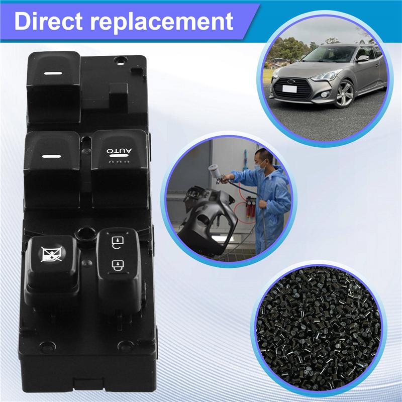 Portable 93570-2V005 Car Door Window Switch Window Lift Switch For Hyundai Veloster 2012-2017 93570-2V0054X
