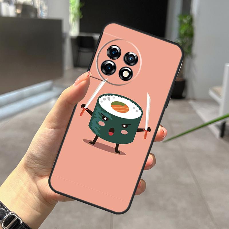 Japanisches Sushi Food Case Für OnePlus Nord N20 N30 CE 5 3 4 Lite OnePlus 15 13 12 11 10 Pro 10T 13T 13R 15R Hülle