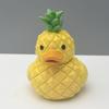 Fruit Duck Figurine Peach Pineapple Grape Strawberry Banana Resin Statue Sculpture Home Office Decoration Ornament