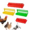 Plastic Flip-Top Poultry Bird Feeder Ground Chicken Bird Feeder Trough Pheasant Feeding Bucket Quality Chick 20/30/40/50cm
