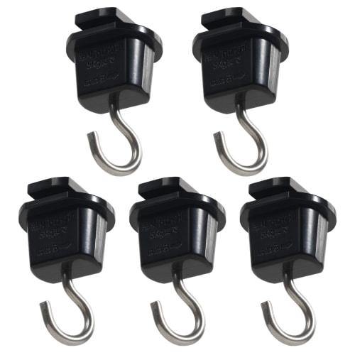 Aiwode Duct Rail Hanging Hooks, Lighting Fixture Wiring, Shop Line Hanging Hooks for Lighting Rails, Easy Installation, No Construction Required, Blac