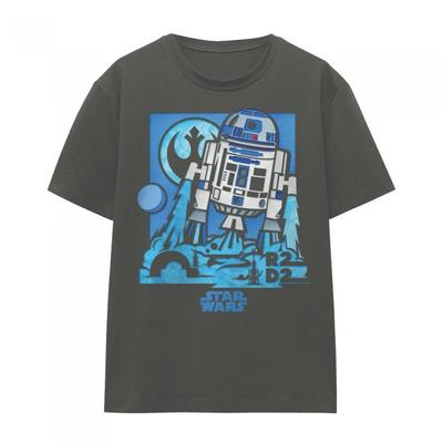 Womens/Ladies Papercut R2-D2 T-Shirt