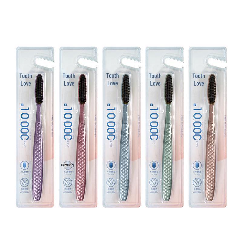 High-End Gilded Series: Large Head Soft Bristle Toothbrush for Men - Family Pack