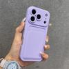 Étui portefeuille de luxe en silicone souple pour iPhone 17 Air 16E 15 14 Plus 13 12 Mini 11 Pro Max XR XS Antichoc Porte-cartes Fente Couvercle