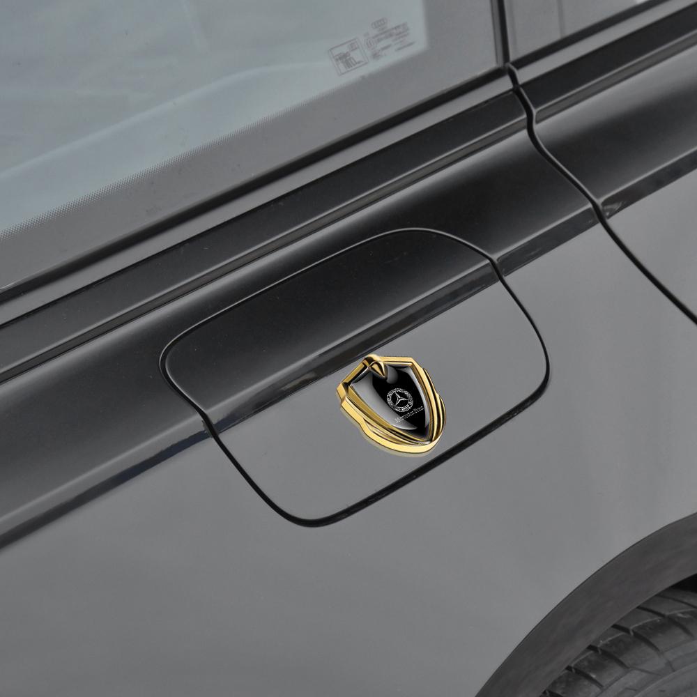 3D Metal Car Body Side Fender Sticker Shield Auto Emblem Badge For Mercedes Benz AMG W124 W202 W203 W204 W210 W211 W212 W220