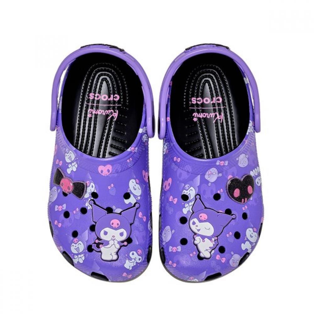 Crocs Toebox Classic Kuromi Clog Kids Purple Ccycf4tclb12pur