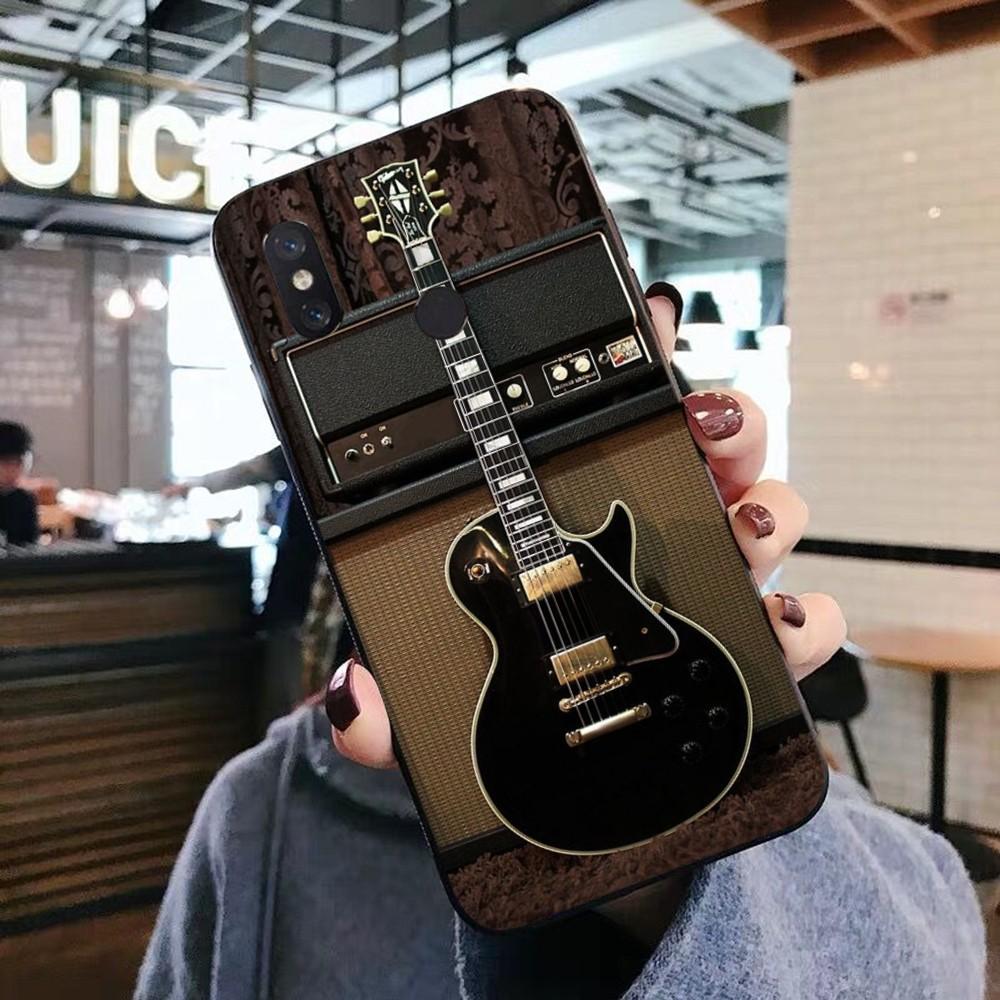 Music Instrument Guitar Piano Phone Case For Xiaomi Mi 5X 8 9 10 11 12 Lite Pro 10T PocoX3pro PocoM3 Note 10 Pro Lite