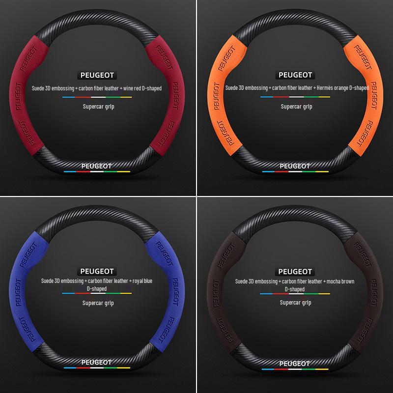 Steering Wheel Cover for Peugeot Models: 307, 3008, 4008, 2008, 508L, 301, 207