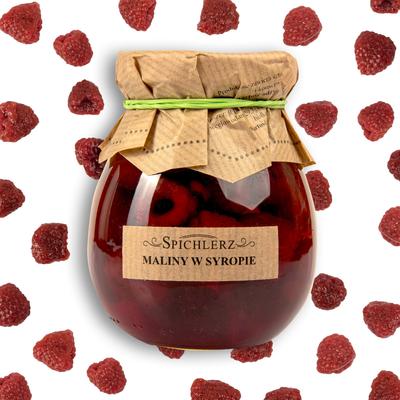 Himbeeren Ganz in Sirup 280G Zusatz zu Tee