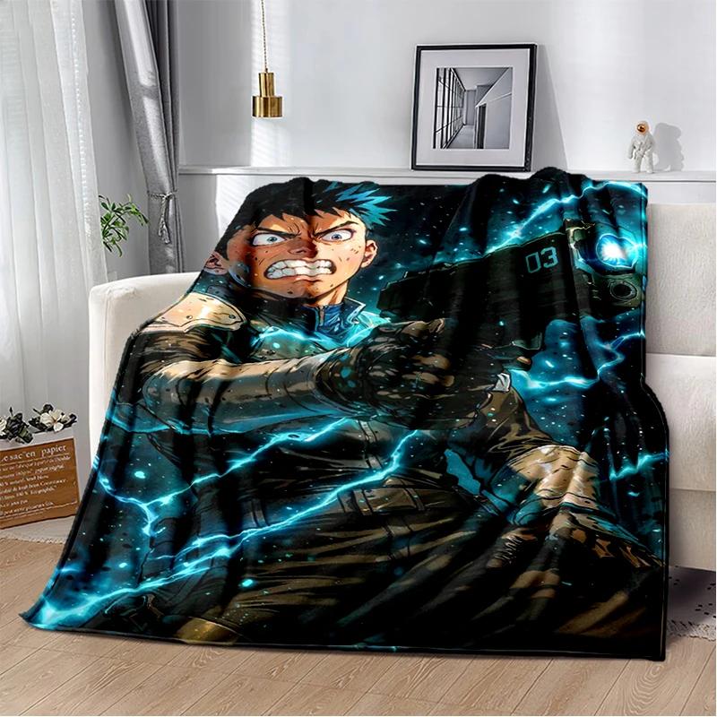 

3D Kaiju No.8 Anime Cartoon Soft Flannel Blanket for Bed Bedroom Sofa Picnic,Throw Blanket for Cover Office Gift Kids 75x90cm( 29x35in )