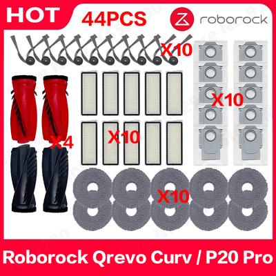Per ( Roborock Qrevo Curv / P20 Pro ) Ricambi Accessori Filtro Hepa Panno Mocio Sacchetto Polvere Spazzola Laterale Principale
