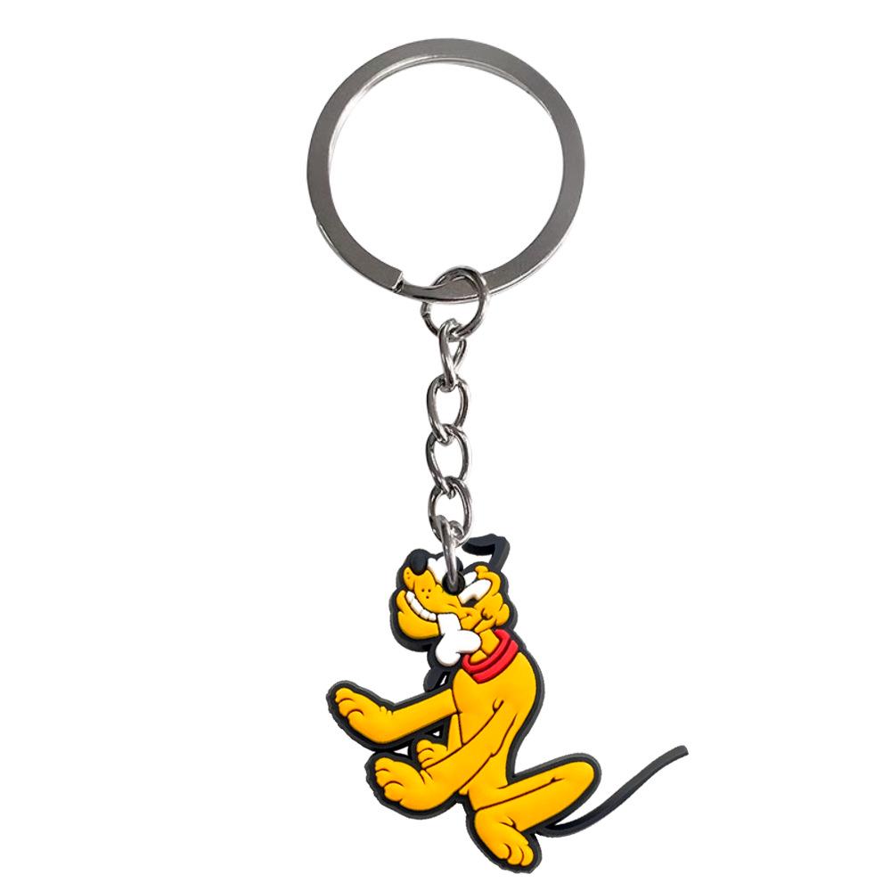 Mickey & Minnie PVC Soft Rubber Keychain Pendant - DIY Ornament & Small Gift