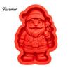 Artistic Garden Ornament Mold Christmas Stepping Stone Mold, Silicone Tree Santa Wreath Gingerbread Man Design, Resin Art Supplies for Beginners