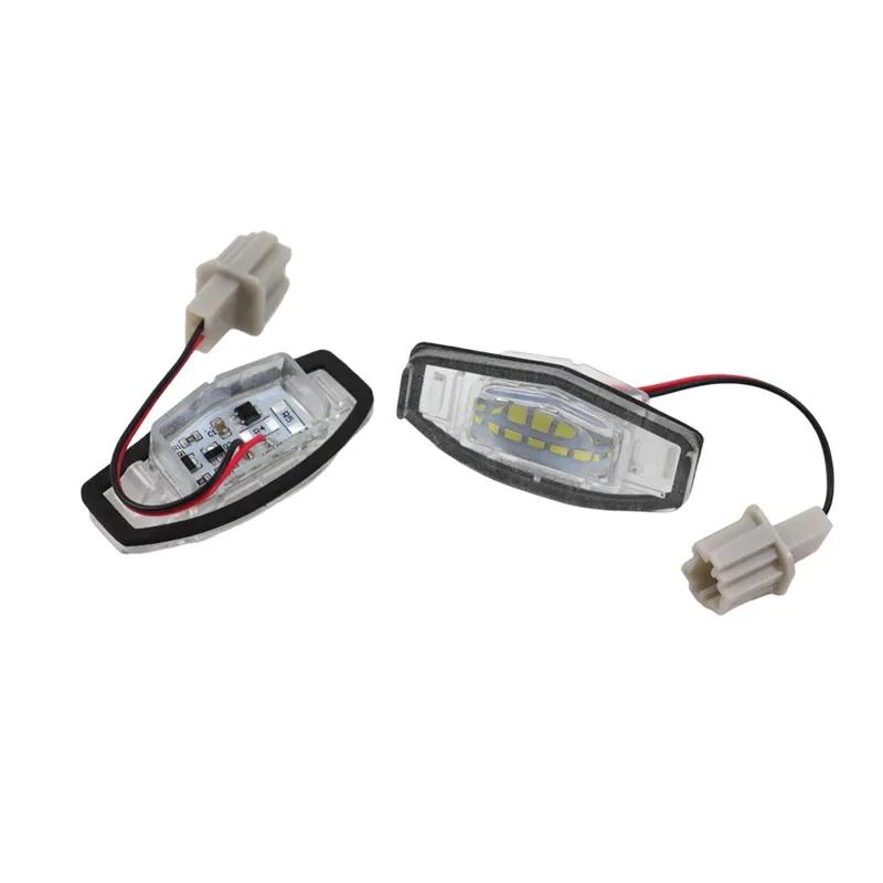 LED Number Plate Light Error Free License Plate Lamp For Acura MDX RL TL TSX ILX For Honda Civic Accord Odyssey License Light