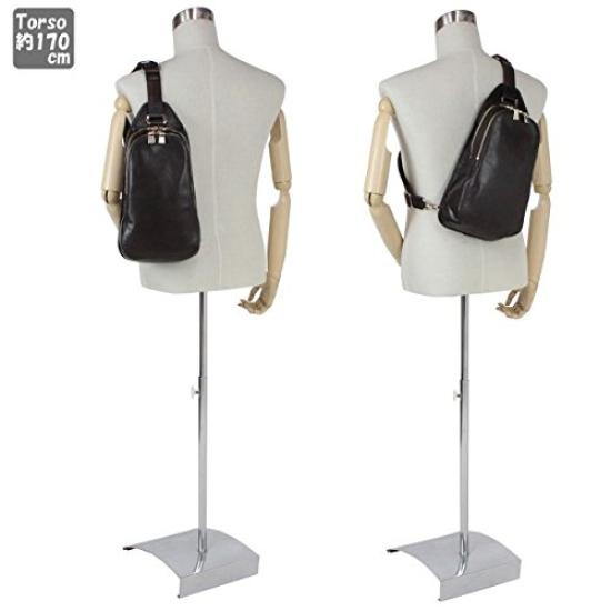 Shoulder Bag Antique Leather Black [Aniari] 01-07004