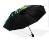 1 PC Automatic Folding Umbrella - Bass Fish Pattern, Portable & Foldable Design with 8 Ribs, Christmas Birthday Gifts