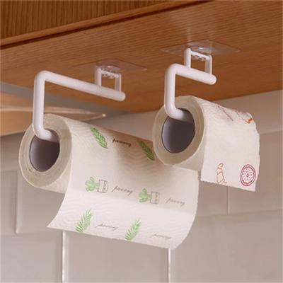 Kitchen Paper Holders Toilet Roll Rack Towel Shelf Rag Storage Hanger Tools Hanging Stand Novel Bathroom Accessories Organizer