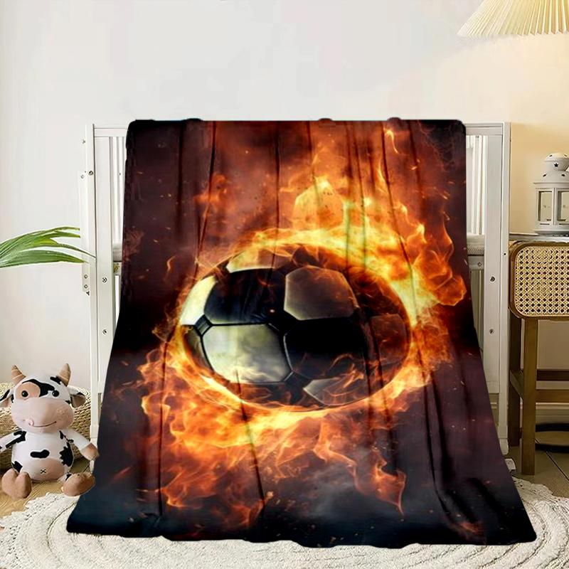 Sports Equipment Collection Blanket Flannel Blanket for bed, sofa, Camping, Hiking, Picnic Essentials, gift for family Fan gifts