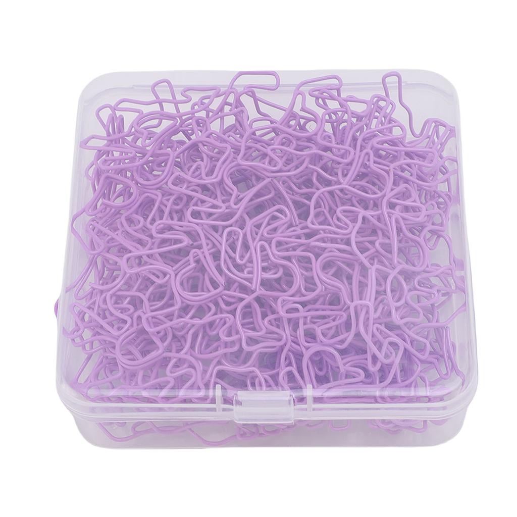 Horse Shape Paper Clips Multifunctional Cute Iron Horse Shaped Bookmark Clips with Transparent Box