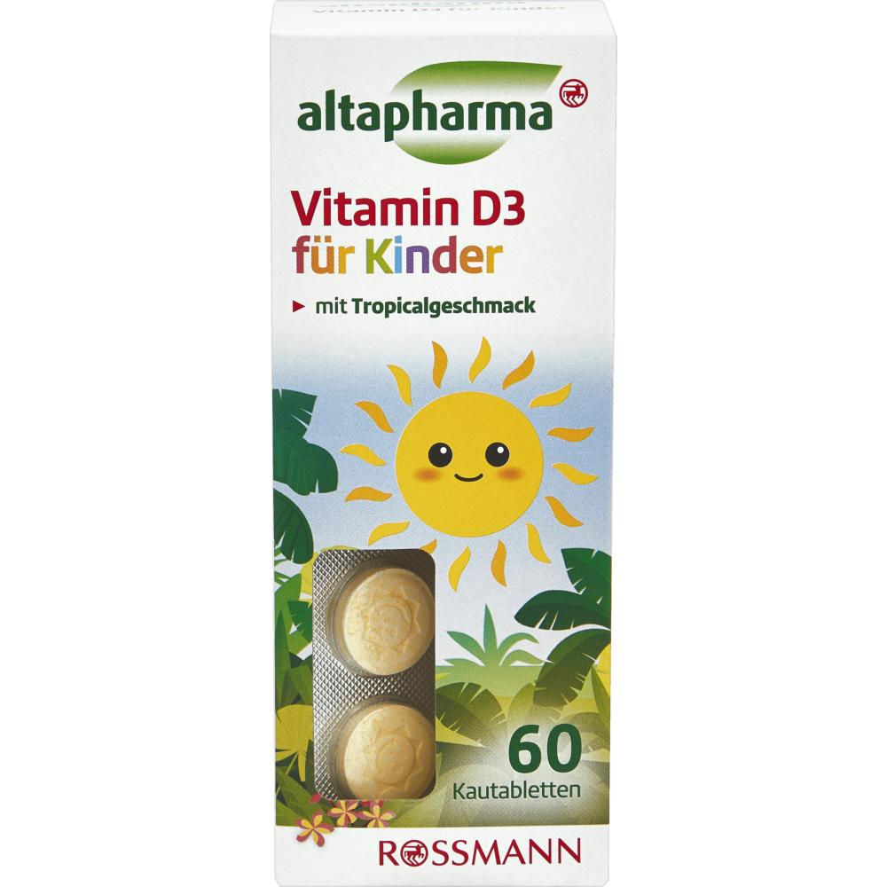 Rothman Altapharma children's chewable vitamin D3, 60 tablets