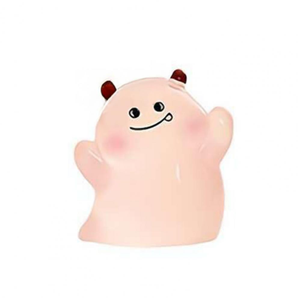 

1/6/24/36Pcs Halloween Ghost Figurine Glow-in-the-dark Mini Cartoon Ghost Statue Luminous Miniature Ghost Ornament Desktop Decor