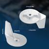 Precisions Design Zinc Alloy Outboard Motor Fin Anodes Trim Tab Anodes For 30 50HP Boats