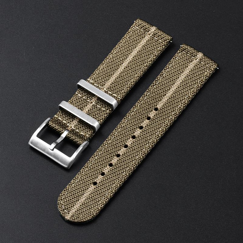 Nylon Strap 20mm 22mm Watch Band Woven Canvas Fabric Band for Seiko for Omega Men Woemn Military Sport Quick Release Bracelet