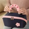 Large Capacity Cloud Pillow Makeup Bag Pearl Wash Bag Portable Handheld Cosmetic Bag  Travel