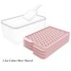 SIlicone Mini Ice Cube Trays Easy Twist Release Free of BPA Ice Block Mold Dishwasher Safe Reusable Round Ice Cube Trays