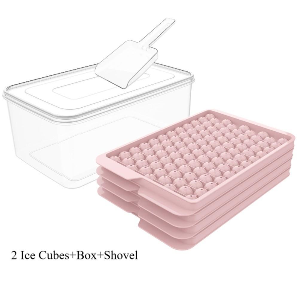SIlicone Mini Ice Cube Trays Easy Twist Release Free of BPA Ice Block Mold Dishwasher Safe Reusable Round Ice Cube Trays