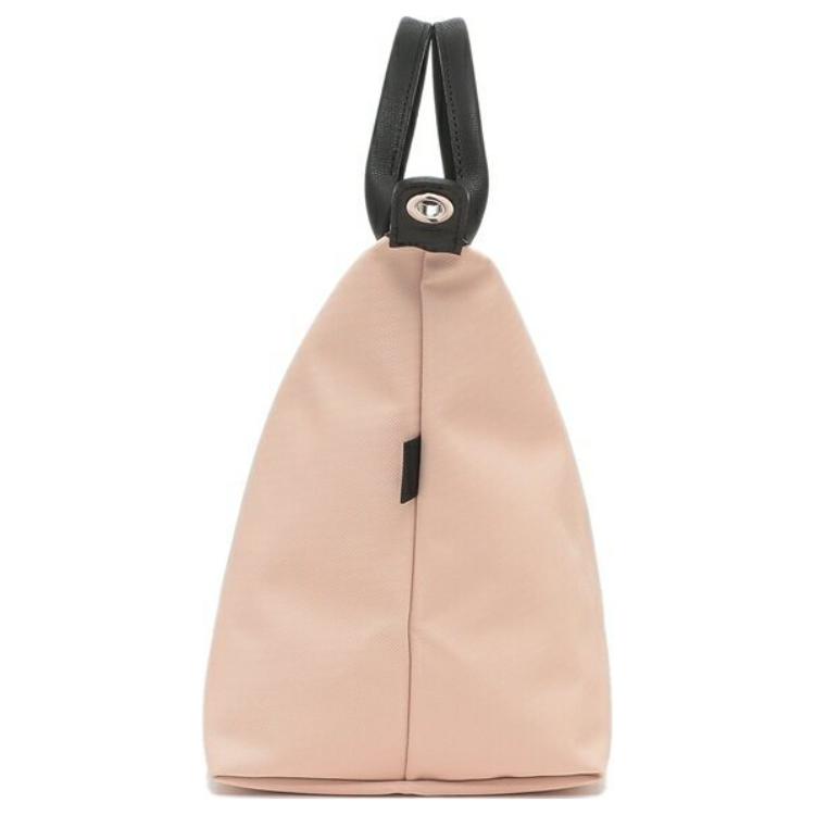 Longchamp Le Pliage Energy Detachable Adjustable Shoulder Strap Recycled Canvas Shoulder Crossbody Tote Bag Medium Women Tote Bag Nude-Pink 1515HSR542