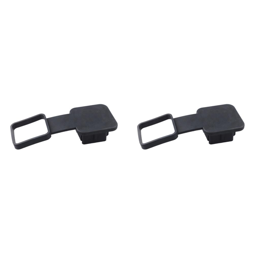 Trailer Hitch Receiver Cover Plug Waterproof Tube Cap Protector Dustproof Trailer Hitch Cover 2 Inch Receiver Auto Square Plug