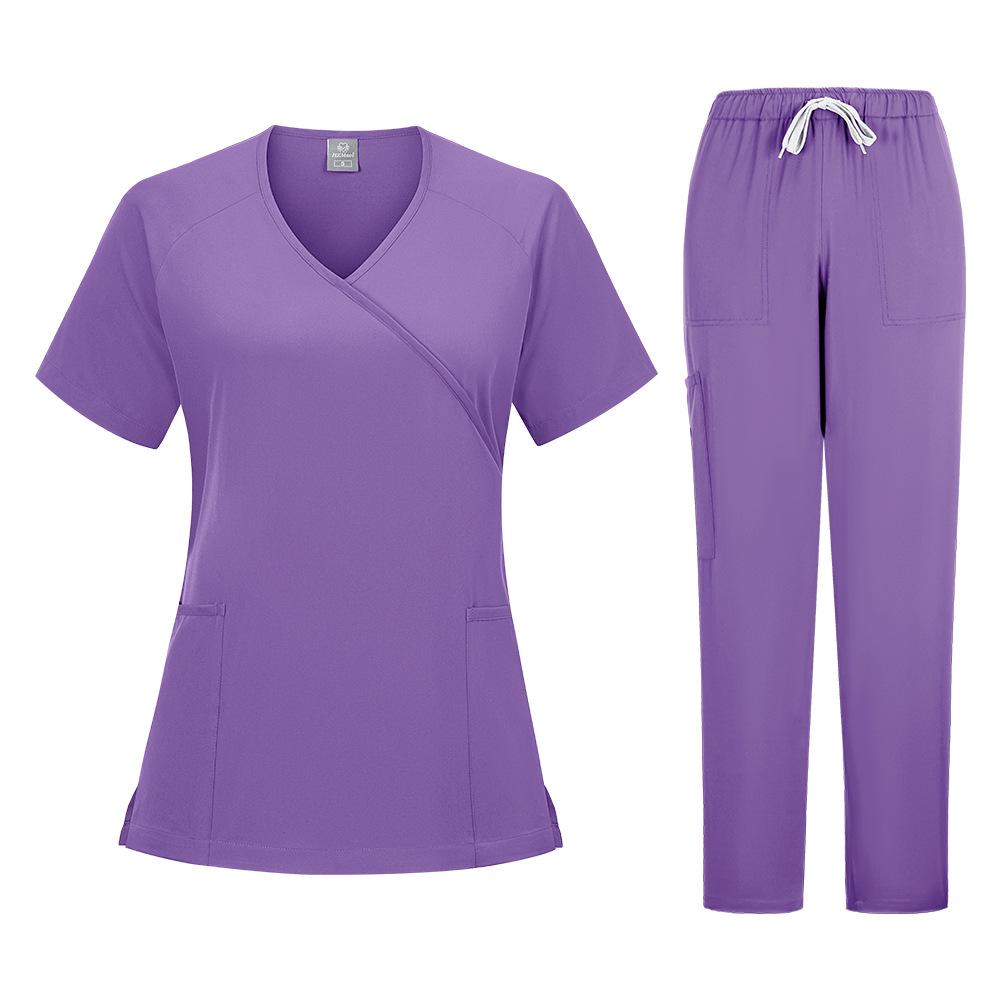 Unisex Surgical Scrub Suit Set - Operating Room Hospital Gown and Washable Hand Gown