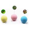 Chirping Ball Cat Toy Fluffy Plush Balls with Sound Interactive Pom Pom Balls Kitten Kicker Toy with Catnip for Indoor Cats