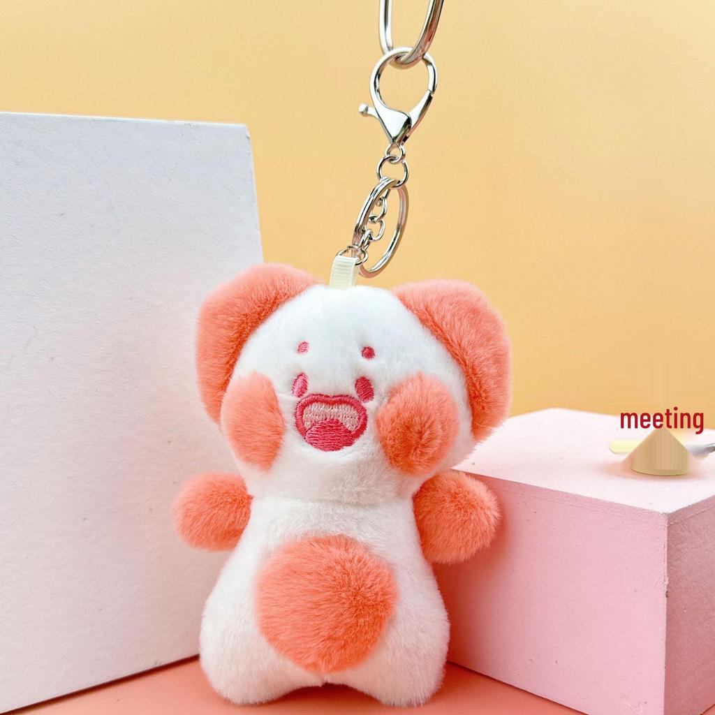 Portachiavi Peluche Bambola Mostro Occhi Grandi