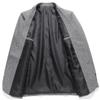 Herren Blazer Business Hübscher Gentleman Koreanische Version des Britischen Stils Freizeit Slim Einfarbig Hochzeit Arbeit Blazer