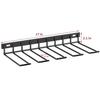 Heavy-Duty Wall-Mounted Floating Rack for Handheld and Power Tools