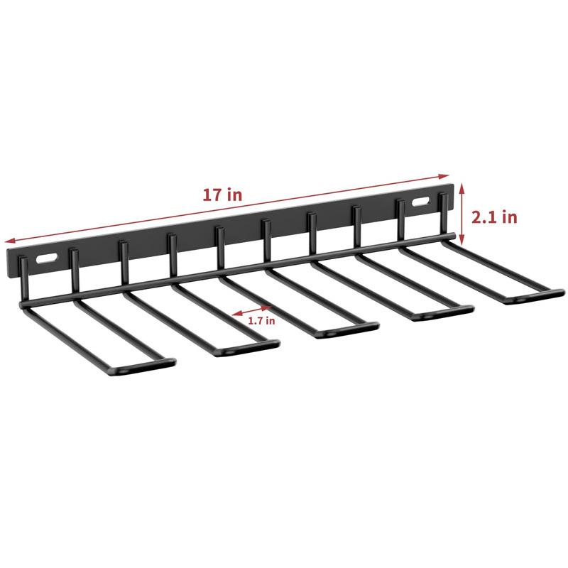 Heavy-Duty Wall-Mounted Floating Rack for Handheld and Power Tools