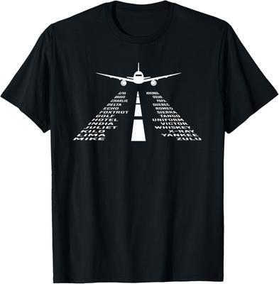 RC Plane Pilot Airport Runway Phonetic Alphabet Small Plane Gift Unisex T-Shirt