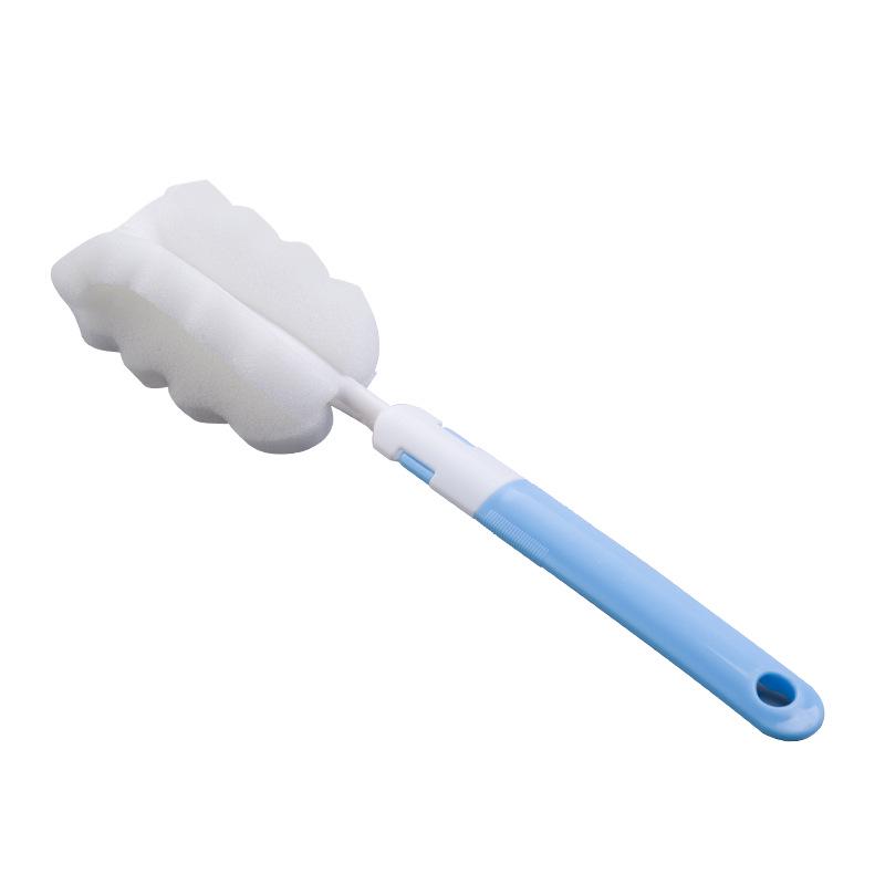 Long Handle Detachable Sponge Cup Cleaning Brush