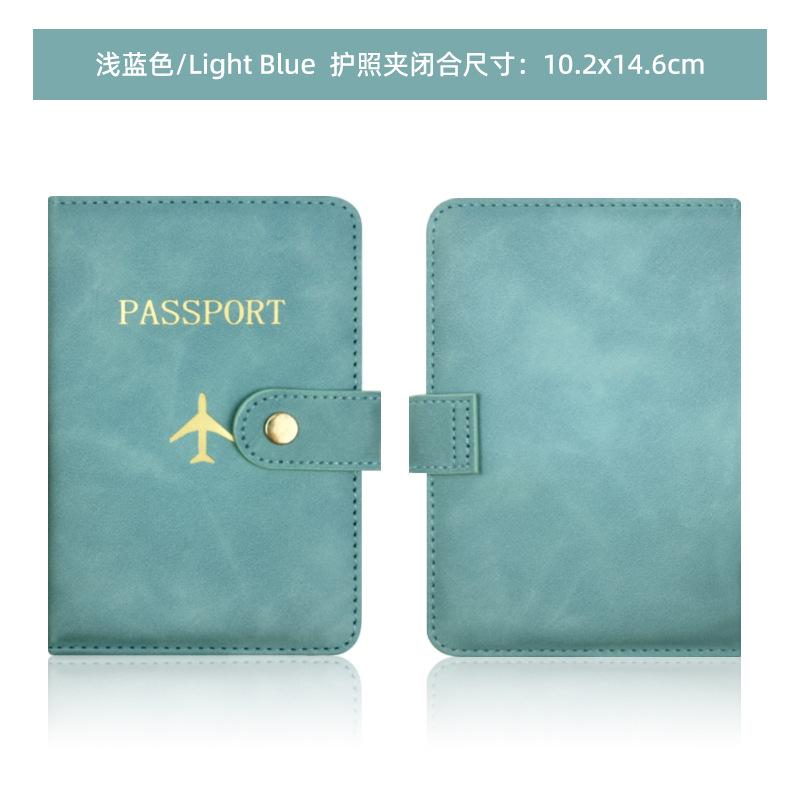 1Pc ID Card Holder Travel Passport Cover Leather Multiple Card Slots Passport Holder Unisex Travel Organizer
